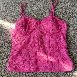 Pink Lace Women’s Top